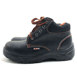 Scarpe Antinfortunistiche da Lavoro in Pelle Nera con Punta in Acciaio per Uomo, Modello SB <span class=keywords><strong>S1P</strong></span> per Cantieri Edili - Product Image 2