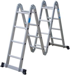 Prix échelle multifonctionnelle articulée en aluminium 4*3 4*4 4*5 4*6 marches pour la maison et l'extérieur - Product Image 2