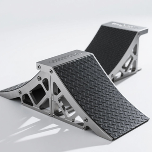 Rampe de chargement mobile en aluminium de haute qualité, personnalisée par OEM, pliable, pour camion et moto, avec support de fixation, rampes, échelles - Product Image 1