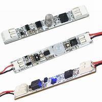 Nouvelle carte de circuit imprimé (PCB) FST pour éclairage LED sans soudure, 12V/24V CC, avec variateur tactile, capteur de mouvement PIR et interrupteur à détection de mouvement manuel