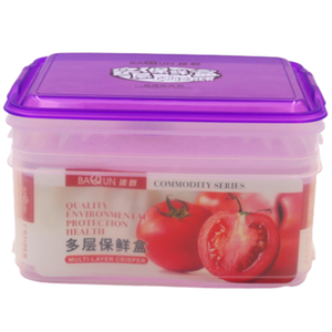 Home-use Clear Plastic Airtight Plastic Dry Bread Rice Keeper Food Storage Containers Box