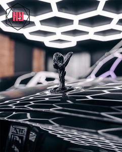 六角形LED照明車の詳細ガレージワークショップ小売照明ハニカム六角ディテールライト - Product Image 6