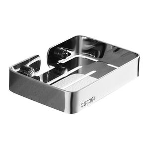 Jabonera de Acero Inoxidable para Montar en la Pared con Ventosas, Diseño Moderno, Agujero de Drenaje Impermeable para Hoteles y Apartamentos - Product Image 4