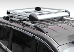 Porte-bagages de toit de voiture en alliage d'aluminium à double pont universel 100kg de charge pour SUV Jeep 4x4 voyage en plein air - Product Image 5