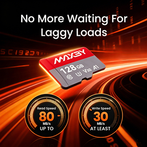 Tarjeta de Memoria SD U3 de Alta Velocidad y Capacidad Completa al 100%, 8 GB, 16 GB, 32 GB, 64 GB, 128 GB, Clase 10, Tarjeta de Memoria TF - Product Image 2