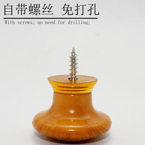 Plastic Round <b>Handles</b> Drawer Cabinet <b>Door</b> Knobs Self Tapping <b>Screw</b> No Drilling H-023 - Product Image 3