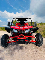 Buggy tout-terrain à quatre roues, moto tout-terrain de montagne biplace, kart pour terrains accidentés et zones panoramiques, vente directe d'usine
