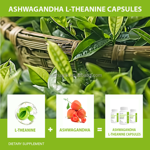 Complément Alimentaire Ashwagandha L-Théanine en Capsules, 90 Comprimés, Soutien à la Relaxation et au Sommeil, Marque Privée - Product Image 2