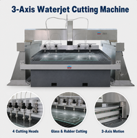 Machine de découpe à jet d'eau CNC 5 axes pour pierre, marbre, granit, machine de découpe à jet d'eau haute pression
