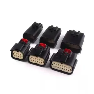 16 Pin Female and Male Connectors with Terminals for Chevrolet type Headlight Wiring Loom Cable Plug for Molex type