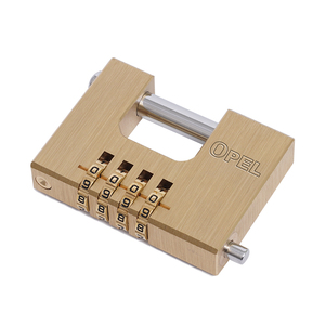 Lucchetto Rettangolare in Ottone Massiccio <span class=keywords><strong>con</strong></span> <span class=keywords><strong>Combinazione</strong></span> Resistente, 70mm 80mm, Impermeabile e Antifurto, Sblocco <span class=keywords><strong>con</strong></span> Password - Product Image 4