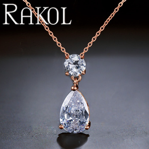 RAKOL NP066 collana di lusso <span class=keywords><strong>matrimonio</strong></span> <span class=keywords><strong>gioielli</strong></span> di moda 2025 - Product Image 4