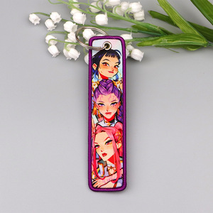 K-POP Quỷ Hunter ít hổ vải Keychain với dệt nhãn Túi phụ kiện treo trang trí túi Mặt dây chuyền mặt dây chuyền - Product Image 4