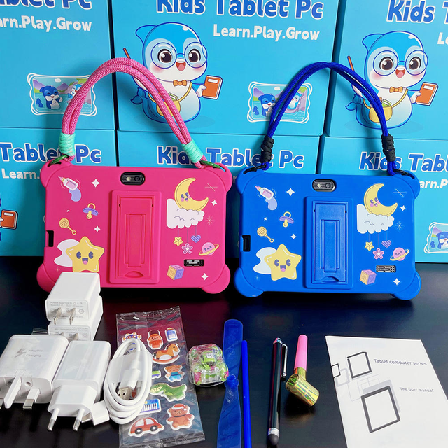 2025 New Factory Cheap Wholesale Android 14 6+128GB Anti-drop Tablet 5000mah Long Battery Kids Education Entertainment Tablet