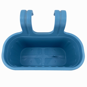 Jardín al aire libre oval colgante <span class=keywords><strong>de</strong></span> plástico <span class=keywords><strong>maceta</strong></span> <span class=keywords><strong>de</strong></span> flores ollas para barandillas balcón - Product Image 6