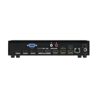 AVMATRIX HVS0401E Commutateur vidéo Micro /DP 4 canaux Mélangeur RTMP Live Streaming Record 4 ports d'entrée Commutateur pour la diffusion