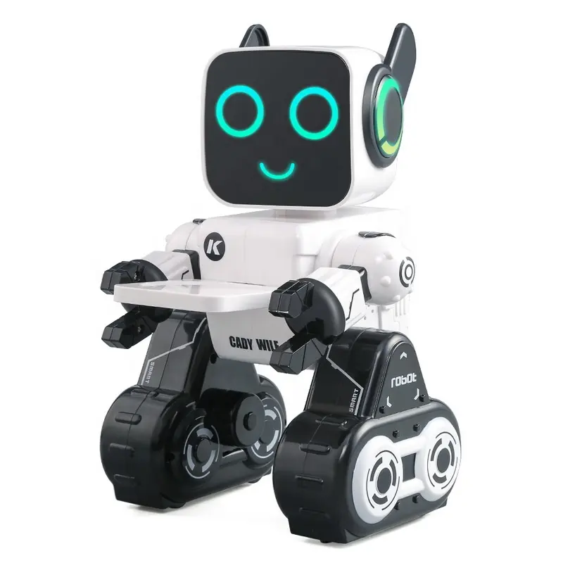 Original JJRC R4 RC Smart Robot 2.4GHz Remote Control Robot Children Education Intelligent Piggy Bank Gesture For Children