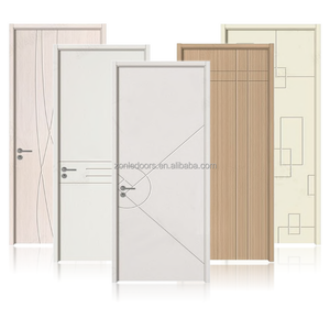 Sliding <strong>Door</strong> with Hardware in <strong>Back</strong> China Supplier Interior Wooden Exit Wpc <strong>Door</strong> Customized Size Waterproof Wpc With Smart Lock - Product Image 1