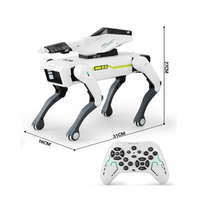 Nouveau robot chien intelligent programmable électronique IA pour enfants, jouet télécommandé via application