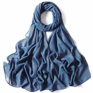 Wholesale Trendy Fashion Low Price Stylish Muslim Autumn Cotton Long Chiffon <b>Hijab</b> Scarf for Women - Product Image 5