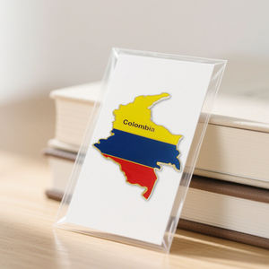 21 ans usine personnalisée colombie carte Palm Coast Motif métal aimants pour réfrigérateur Vivid Tropical Vibe repère <span class=keywords><strong>voyage</strong></span> Souvenir cadeau - Product Image 6