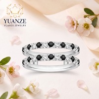 Bague et accessoires de luxe personnalisés en argent S925 plaqué or 18 carats avec moissanite pour cérémonies de fiançailles, vente en gros