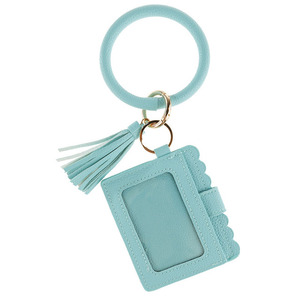 Vendita calda della fabbrica di cuoio portachiavi braccialetto del portafoglio bracciale da donna - Product Image 4
