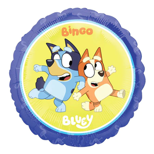 Lot de 9 ballons en aluminium pour <span class=keywords><strong>bingo</strong></span>, mignon, dessin animé, <span class=keywords><strong>film</strong></span> bleu, <span class=keywords><strong>chien</strong></span>, professeur, animation familiale, thème feuille d'aluminium - Product Image 3