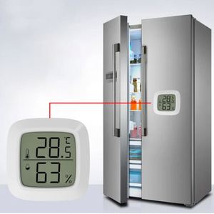 Mini termómetro digital LCD magnético para habitación, sensor de temperatura, medidor de humedad, higrómetro interior, estación meteorológica - Product Image 5