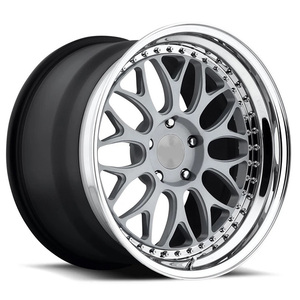 Mâm xe đúc tùy chỉnh 18 19 20 21 <span class=keywords><strong>22</strong></span> 23 inch 3 mảnh 5x112 5x120 mạ crôm vành sâu dành cho BMW M3 M4 Audi R8 S8 A8 - Product Image 1