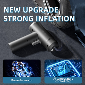 Máy bơm lốp ô tô thông minh di động DC12V chuyên nghiệp, không dây, chất liệu ABS, tích hợp cảm biến áp suất lốp thông minh - Product Image 3
