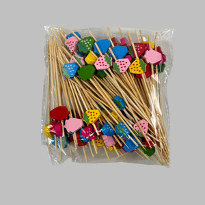 أعواد قطف فواكه صغيرة لطيفة من الفراولة الملونة لحفلات عيد الأطفال - Product Image 6