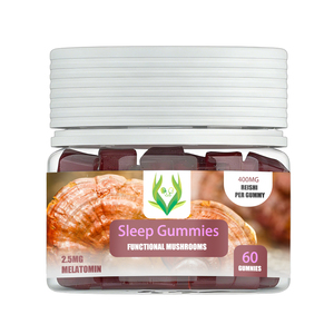 Private <b>Label</b> Sleep Gummies Functional Mushrooms with Melatonin Stress Relief Supplement Improves Natural Sleep Gummies - Product Image 1
