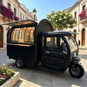 Petit <span class=keywords><strong>camion</strong></span> de nourriture électrique mobile de rue, pouvant rouler, pour beignets, kebab, hamburgers, tacos, pizzas, tricycle, <span class=keywords><strong>camion</strong></span> de nourriture <span class=keywords><strong>avec</strong></span> cuisine complète - Product Image 1