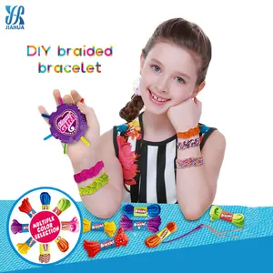 JH DIY Friendship Bracelet Make Threads Craft Kit Machen Sie Ihr eigenes Seil Armband Charms Toys