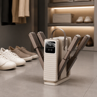 Séchoir à chaussures portable, séchoir à chaussures électrique, séchoir et désodorisant pour bottes, chaussures de course, baskets et chaussures de travail