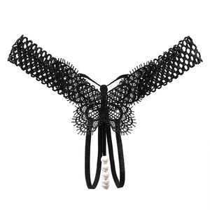 Завораживающие Соблазнительные выдолбленные игривые женские нижнее белье Пряная перспектива вышивка кокетливые стринги - Product Image 5
