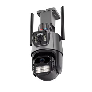 4MP Dual Lens 270° Horizontal 90° Vertical Rotation Red Blue Alarm <b>Light</b> Outdoor PTZ <b>Camera</b> SuLink App For Villa Yard <b>Security</b> - Product Image 1