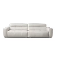 Canapé d'angle moderne et minimaliste en cuir 2 places pour salon, hôtel, appartement et villa - Vente en gros de meubles de loisirs