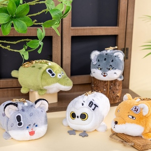 Simpatico Portamonete e Custodia per Cuffie in Peluche a Forma di Animale (<span class=keywords><strong>Volpe</strong></span>/Anatra/Coccodrillo) - Mini Borsa in Peluche, Ciondolo Decorativo per Borsa - Product Image 2