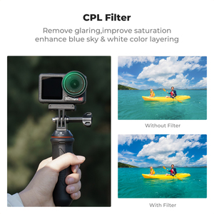 Kit Filtri per Fotocamera K&F Concept, Filtro PL ND a Inserimento Singolo con Rivestimento Antiriflesso Verde per DJI Osmo Action 3/4/5PRO - Product Image 2