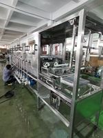 Ligne de production de machines à eau en bouteille de 5 gallons avec système d'osmose inverse, remplissage et bouchage de 20L, 200 barils par heure
