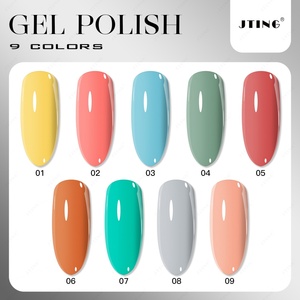 JTING – Collection de vernis à ongles gel pastel 9 couleurs au design unique – ODM, marque privée et flacon personnalisés – Fournisseur professionnel de produits pour les ongles - Product Image 3