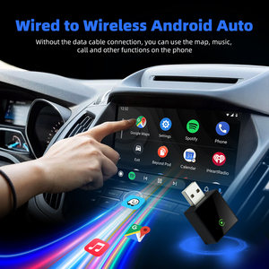 EKIY 2025 2 en 1 Mini AI BOX inalámbrico CarPlay Android <span class=keywords><strong>Auto</strong></span> Box Dongle inalámbrico Carplay adaptador Carplay inalámbrico Android <span class=keywords><strong>Auto</strong></span> - Product Image 3