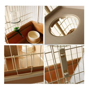 2 & <span class=keywords><strong>4</strong></span> çok seviyeleri kapalı gelincik/Chinchilla/tavşan Metal Plastic kafes plastik raflar ile rampalar ve derin tepsi - Product Image 4