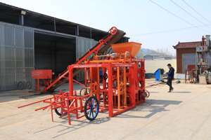 Máquina Semiautomática para Fabricación de Bloques de Hormigón QT4-24B para Producción de Ladrillos - Product Image 4