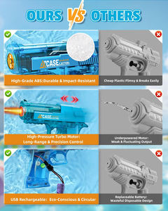 <span class=keywords><strong>Pistolet</strong></span> à <span class=keywords><strong>eau</strong></span> automatique pour enfants et adultes avec lumières LED, tir continu <span class=keywords><strong>puissant</strong></span>, jouet d'extérieur, <span class=keywords><strong>pistolet</strong></span> à <span class=keywords><strong>eau</strong></span> électrique - Product Image 5