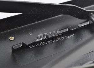 Reposapiés para guitarra Taburete Altura ajustable Reposapiés Estabilidad con tapas de goma D para guitarra clásica - Product Image 6