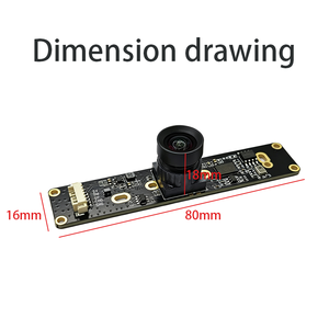 Módulo de Cámara Compacta LLGCAM 5MP 1080P WDR USB2.0 UVC con Micrófono y Reconocimiento Facial 95 °   Grado de campo de visión FOV 80x16x18mm para interiores - Product Image 1