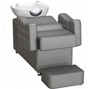 Hair Wash Bed Exclusively For Hair Salons Hair Salon Light Luxury Internet Celebrity Store Simple Semi <b>Reclining</b> Flushing Bed - Product Image 2